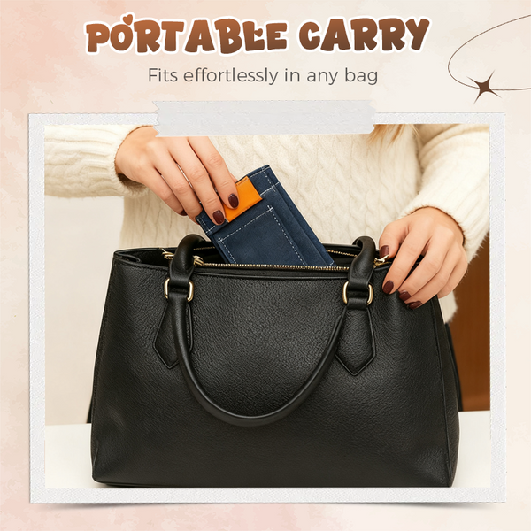 Chic Denim Pocket Wallet