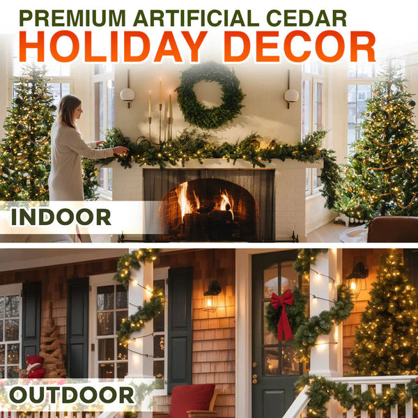 Evergreen Cedar Garland Magic